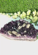 Amethyst Clusters with Calcite Flowers / Points (Remove negative energy)