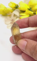 Natural Citrine Points from Zambia (Not heat treated)