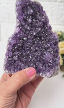 Standing Amethyst Clusters from Uruguay AAA Quality (High Vibrations)