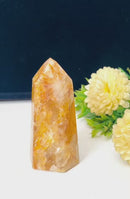 Golden Healer/Hematoid Quartz Towers (Prosperity & Well-Being)