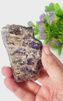 Natural Citrine w/ Lepidolite Rough (Motivation & Manifestation)