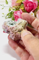 Clinozoisite w/ Fluorite Mineral Specimen (California, USA)