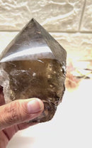 Smoky Quartz Free forms with Polished Points from Brazil