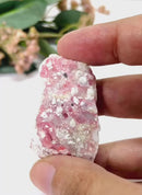 Cinnabar in Opal Mineral Specimen (Nevada, USA)