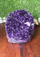 Standing Amethyst Clusters from Uruguay AAA Extra (Very dark Purple)