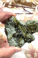 Epidote  on Matrix Specimen from Morocco