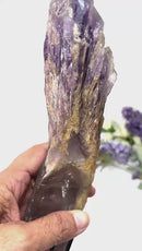 Amethyst Elestial Quartz on a Stand (Meditation and High Vibration)