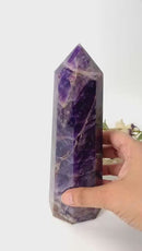 Large Amethyst Tower (Intuition and Meditation)