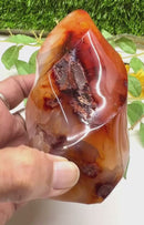 Carnelian Twisted Flames (Energy & Passion)