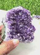 Standing Amethyst Clusters from Uruguay AAA Quality (High Vibrations)