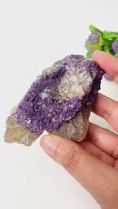 Natural Citrine w/ Lepidolite Rough (Motivation & Manifestation)
