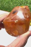Carnelian Twisted Flames (Energy & Passion)
