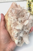 Nirvana Quartz/ Pink Himalayan Quartz Clusters (Bliss & Spiritual Growth)