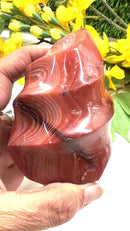 Carnelian Twisted Flames (Energy & Passion)