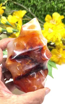 Carnelian Twisted Flames (Energy & Passion)