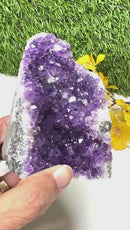 Standing Amethyst Clusters from Uruguay AAA Quality (High Vibrations)