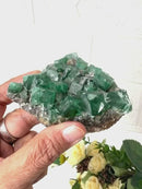 Green Fluorite Clusters from England