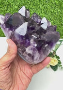 Large Amethyst Clusters in AAA Extra Quality from Brazil