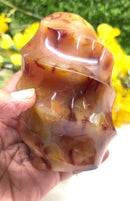 Carnelian Twisted Flames (Energy & Passion)