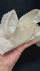 Large Clear Quartz AAA Clusters from Brazil