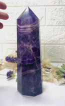 Large Amethyst Tower (Intuition and Meditation)