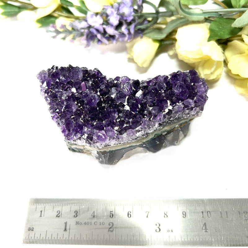 Amethyst Purple Velvet Cluster (Intuition and Spiritual Evolution)