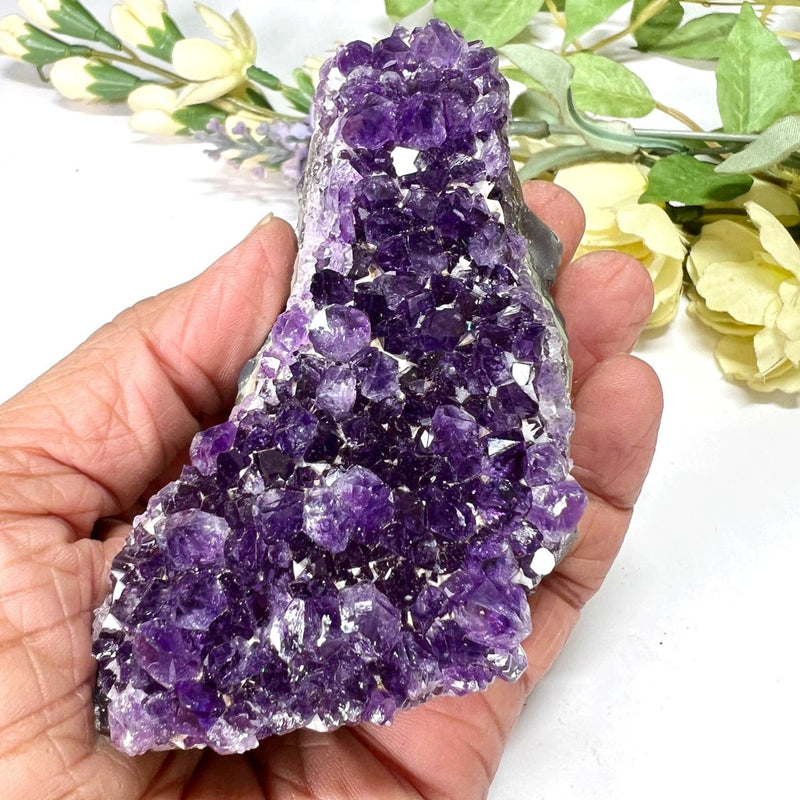 Amethyst Purple Velvet Cluster (Intuition and Spiritual Evolution)