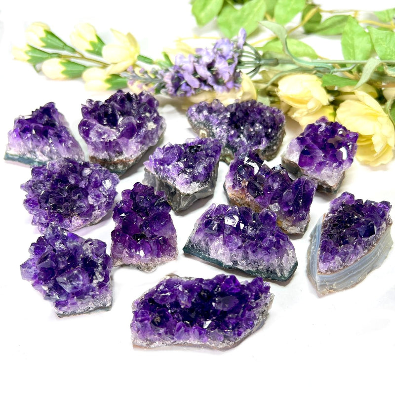 Amethyst Purple Velvet Cluster (Intuition and Spiritual Evolution)