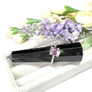 Fluorite Adjustable Rings in Silver