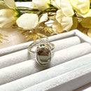 Pyrite Adjustable Ring in Silver (Wealth Manifestation)