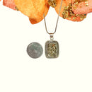 Pyrite Druzy Premium Pendants in Silver (Name & Fame)