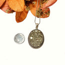 Pyrite Druzy Premium Pendants in Silver (Name & Fame)