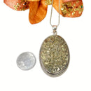 Pyrite Druzy Premium Pendants in Silver (Name & Fame)