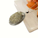 Pyrite Druzy Premium Pendants in Silver (Name & Fame)
