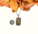 Pyrite Druzy Premium Pendants in Silver (Name & Fame)