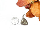Pyrite Druzy Premium Pendants in Silver (Name & Fame)