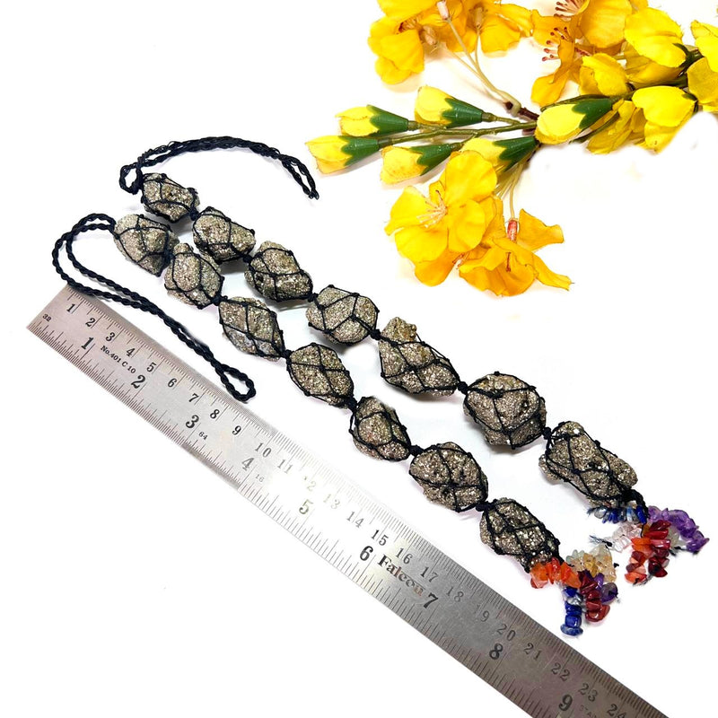 Pyrite Hanging Rough Stones (Name & Fame)