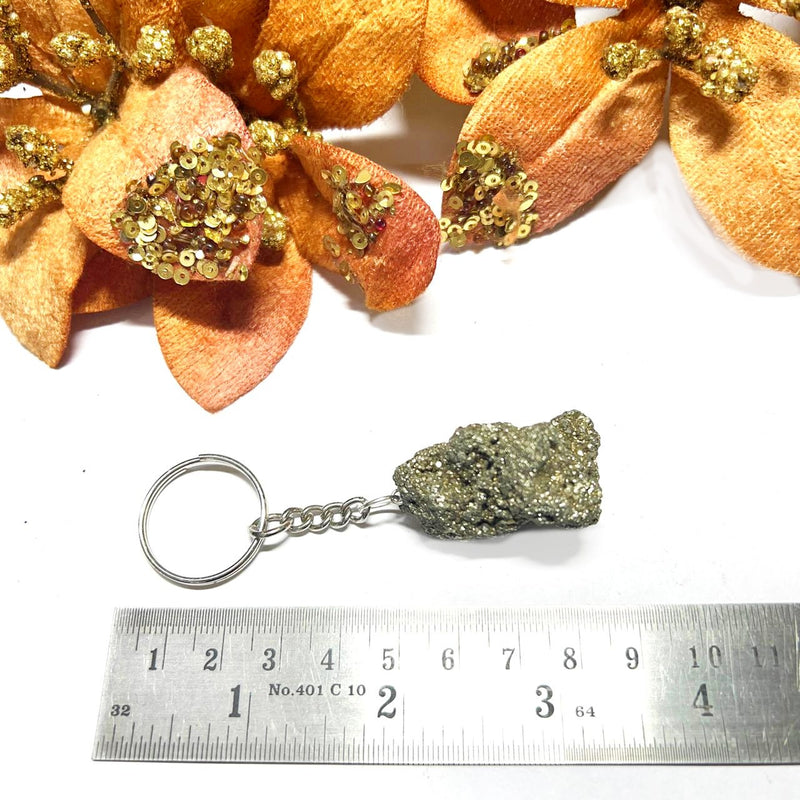 Pyrite Cluster Key Ring (Wealth and Abundance)