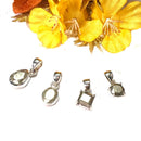 Pyrite Small Pendants in Silver (Wealth & Fame)