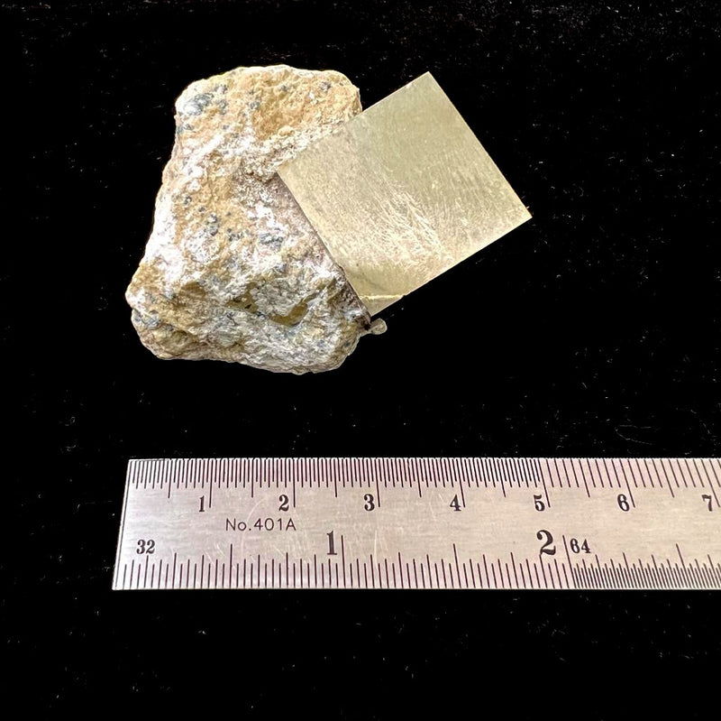 Navajun Pyrite Cube on Matrix Mineral Specimen
