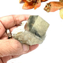 Navajun Pyrite Cube on Matrix Mineral Specimen