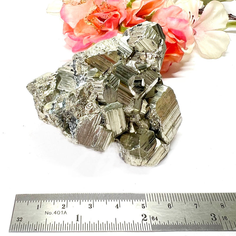 Rare and Special Pyrite Clusters from Peru