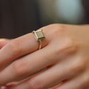 Pyrite Adjustable Ring in Silver (Wealth Manifestation)