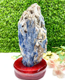 Raw Blue Kyanite on a Stand (Aura Cleanser & High Vibration)
