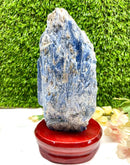 Raw Blue Kyanite on a Stand (Aura Cleanser & High Vibration)