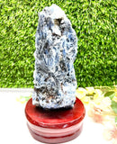 Raw Blue Kyanite on a Stand (Aura Cleanser & High Vibration)