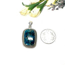 Blue Apatite Silver Pendant Premium Collection (Help in Weight Loss)