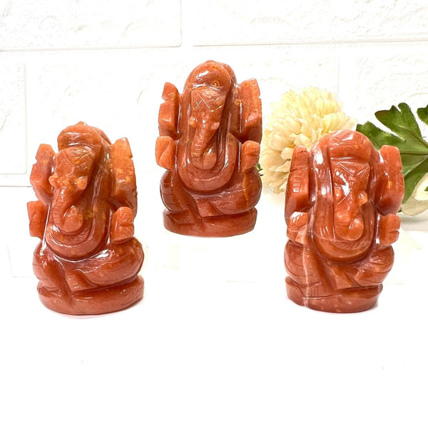 Red Aventurine Ganesha