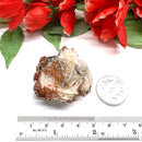 Red Vanadinite on Barite Matrix from Morocco