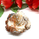 Red Vanadinite on Barite Matrix from Morocco